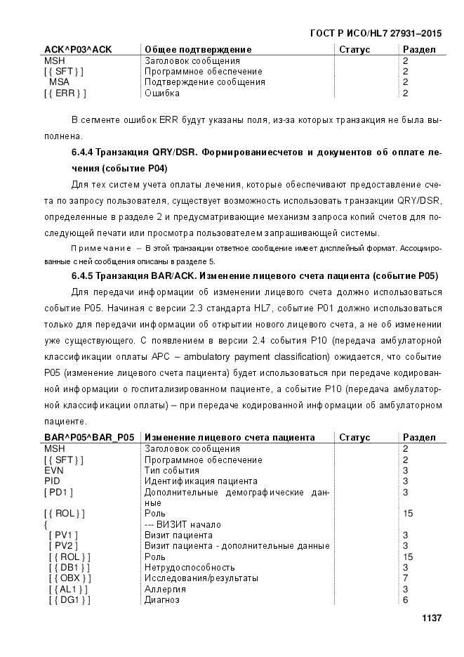 ГОСТ Р ИСО/HL 7 27931-2015, страница 1144